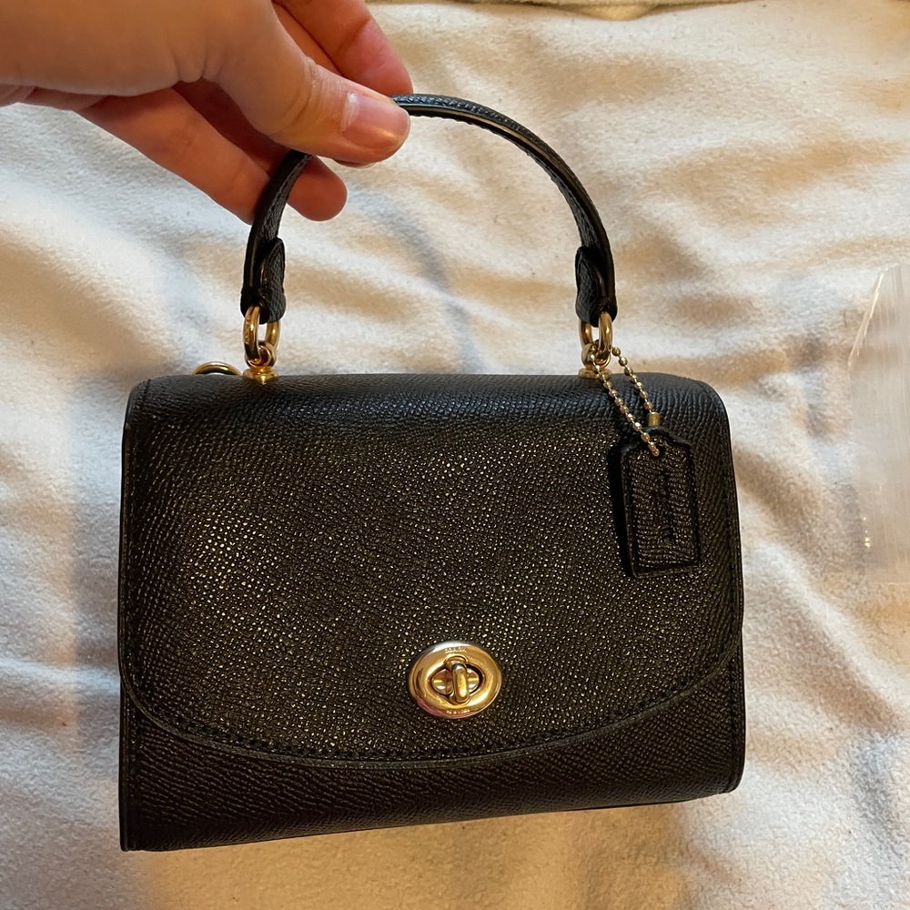 Coach Tilly micro Black Handbag